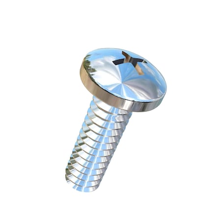 Allied Titanium #4-40 x 3/8 in Phillips Pan Machine Screw, Plain Titanium 0001551